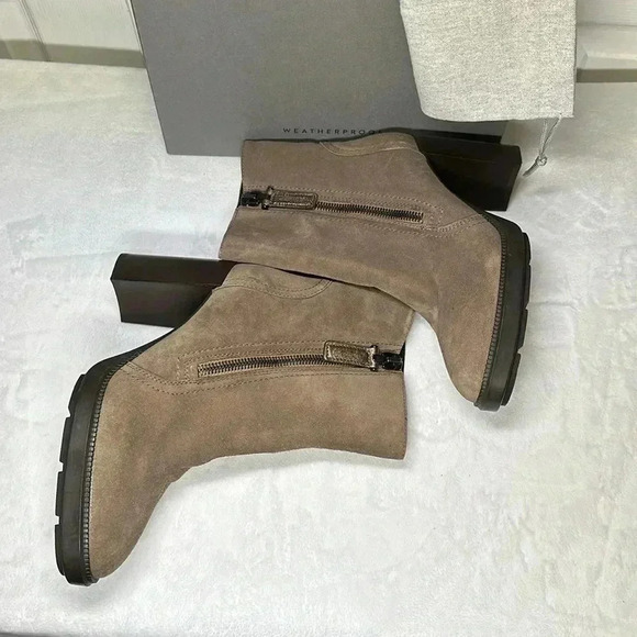 Aquatalia SZ 10 Taupe Ilenia Boots - Picture 3 of 8